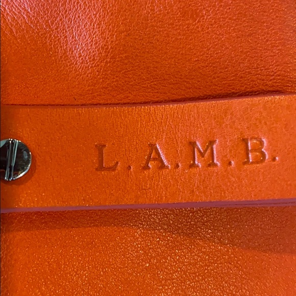 L.A.M.B. By Gwen Stefani burnt orange briefcase - Picture 8 of 16